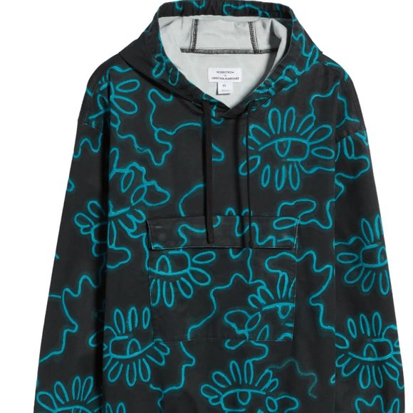 Cristina Martinez Gender Inclusive Print Anorak - Picture 1 of 12